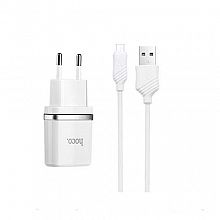 Зарядная устройства C11 Smart single USB (Micro cable) charger set (EU)