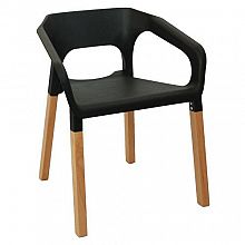 Кухонный стул Vitra 595x560x710 мм, черный