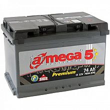 Аккумулятор AMEGA Premium 74 Ah
